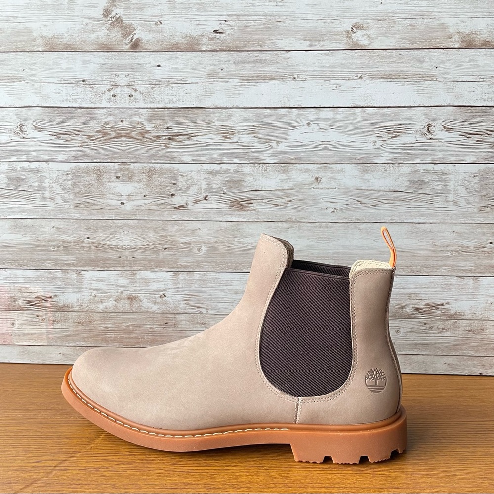 TIMBERLAND MEN'S BELANGER EK+ 6-INCH CHELSEA LIGHT BROWN NUBUCK.